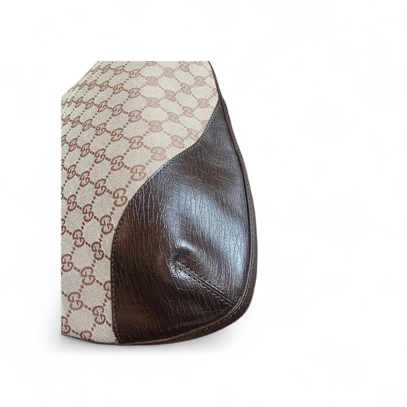Gucci GG Hasler Horsebit Brown Monogram Hobo Bag - Picture 6 of 9